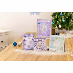Sara Signature Glittering Snowflakes Vellum -paperipakkaus