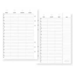 Simple Stories Carpe Planner Essentials Appointment Weekly Insert -sivut