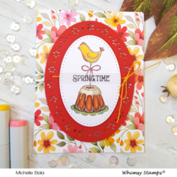 Whimsy Stamps Spring Ovals -stanssisetti