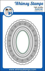 Whimsy Stamps Spring Ovals -stanssisetti