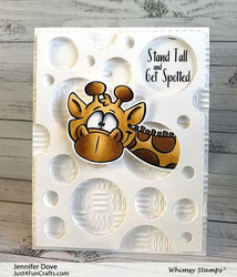 Whimsy Stamps Swiss Dots A2 -stanssi