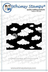 Whimsy Stamps Mini Cloud Background -leimasin