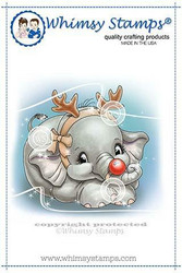 Whimsy Stamps Ellie the Special Reindeer -leimasin