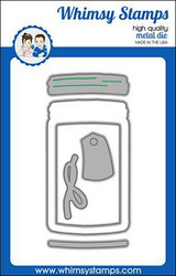Whimsy Stamps Mason Atlas Jar -stanssisetti