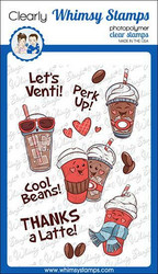 Whimsy Stamps Cool Beans -leimasinsetti