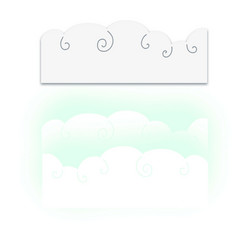 Polkadoodles Snow Clouds Layer -sapluuna