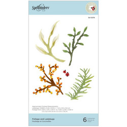 Spellbinders stanssisetti Foliage & Ladybugs