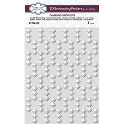Creative Expressions 3D kohokuviointikansio Diamond Droplets