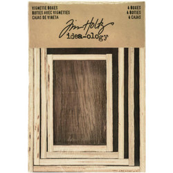 Tim Holtz Idea-Ology Wooden Vignette Boxes -laatikot