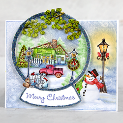 Heartfelt Creations Festive Winterscapes -stanssisetti