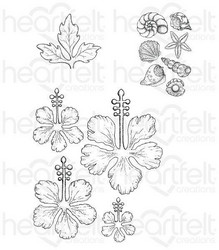 Heartfelt Creations Tropical Hibiscus -leimasin