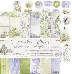 Craft O'clock paperipakkaus Lavender Bliss, 12