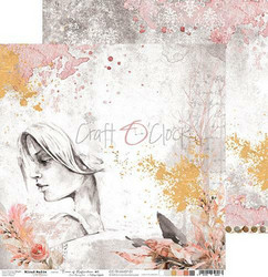 Craft O'clock skräppipaperi Mixed Media, Time of Reflection 01
