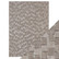 Tonic Hand Crafted Cotton -paperi, Pewter Slates, 5 arkkia