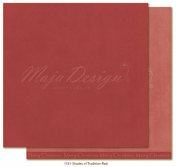 Maja Design Monochromes - Shades of Tradition skräppipaperi Red