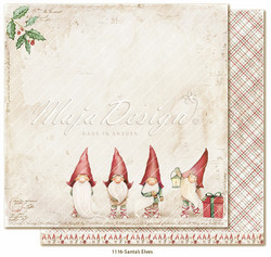 Maja Design Traditional Christmas skräppipaperi Santa´s Elves