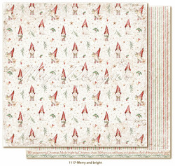 Maja Design Traditional Christmas skräppipaperi Merry and bright