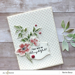 Altenew Red Cosmos Enamel Dots -tarrat