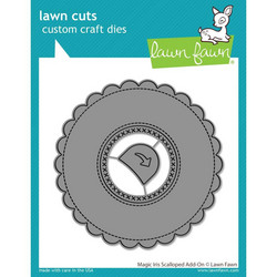 Lawn Fawn stanssisetti Magic Iris Scalloped Add-On