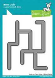 Lawn Fawn stanssi Slide On Over Maze