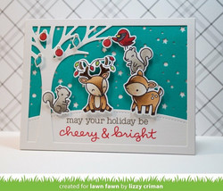 Lawn Fawn leimasinsetti Cheery Christmas