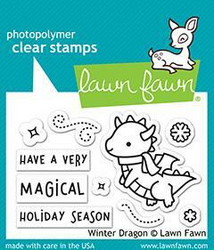 Lawn Fawn leimasin Winter Dragon