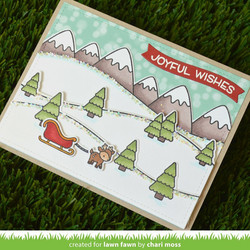 Lawn Fawn leimasinsetti Over The Mountain Borders