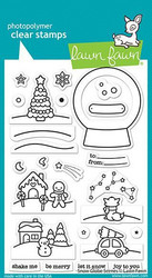 Lawn Fawn leimasinsetti Snow Globe Scenes