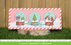 Lawn Fawn leimasinsetti Snow Globe Scenes