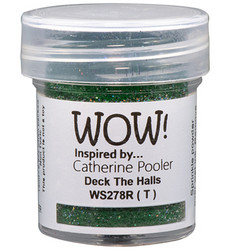 Wow! Embossing Glitters -kohojauhe, sävy Deck The Halls by Catherine Pooler (R,T)