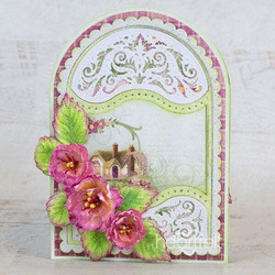 Heartfelt Creations Scalloped Flourish Gateway -stanssisetti