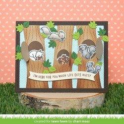 Lawn Fawn stanssisetti Lift The Flap Tree Backdrop