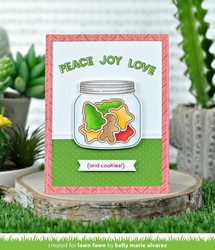 Lawn Fawn leimasinsetti How You Bean? Christmas Cookie Add-On
