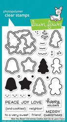 Lawn Fawn leimasinsetti How You Bean? Christmas Cookie Add-On