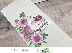 Picket Fence sapluuna Slimline Daisy Burst