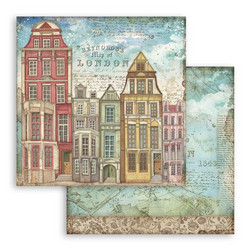 Stamperia Lady Vagabond skräppipaperi London Houses
