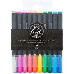 Kelly Creates Fineliners -kynäsetti, multicolor