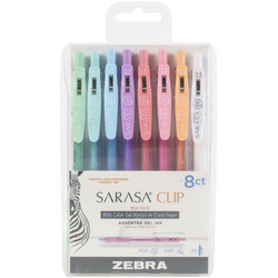 Zebra Sarasa Clip 0.5mm Fine Point -geelikynät, Milky