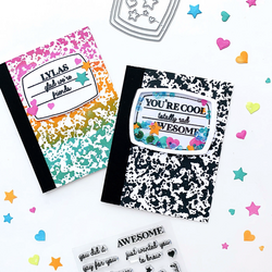 Catherine Pooler leimasin Composition Notebook