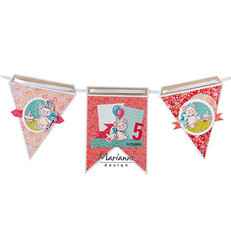 Marianne Design sapluuna Flags
