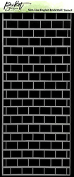 Picket Fence sapluuna Slimline English Brick Wall