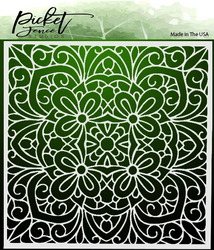Picket Fence sapluuna Coloring Book
