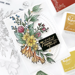 Pinkfresh Studio leimasinsetti Infinite Blooms