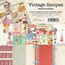 Memory Place paperipakkaus Vintage Recipes