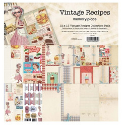 Memory Place paperipakkaus Vintage Recipes, 12