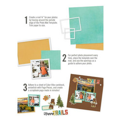 Simple Stories Simple Pages Photo Mat Templates -sapluunat