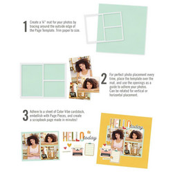 Simple Stories Simple Pages Page Template #2 -sapluuna