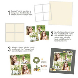 Simple Stories Simple Pages Page Template #5 -sapluuna