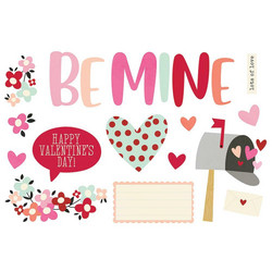 Simple Stories Simple Pages Page Pieces -leikekuvat, Valentine's Day