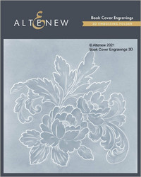 Altenew 3D kohokuviointikansio Book Cover Engravings